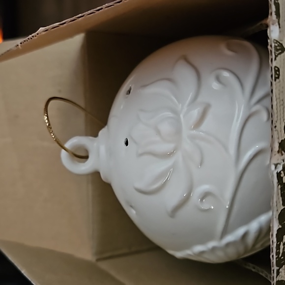 Christmas Glitter Ceramic Christmas Holiday Ornament - Picture 3 of 4